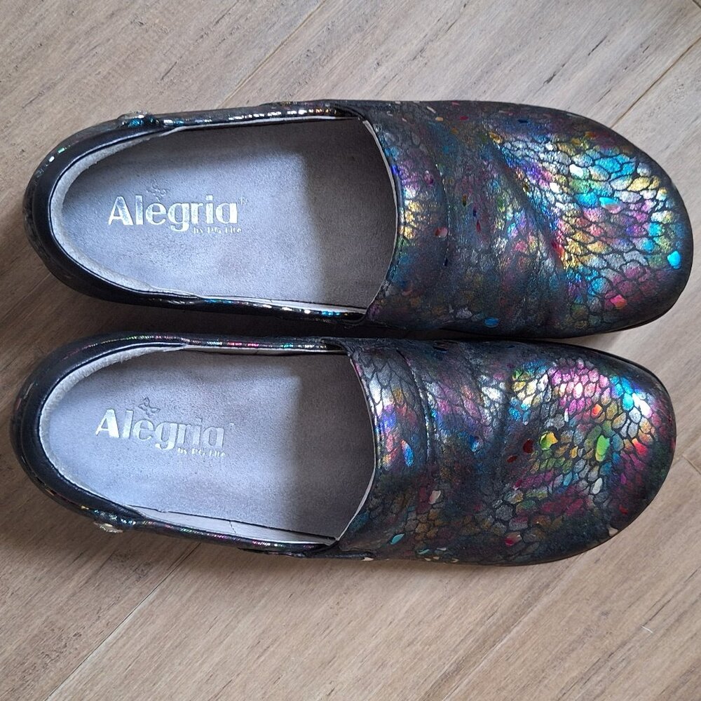 Alegria Keli Minnow Rainbow EU 40 US 9.5/10 Nursing Medical Skid resistant shoes - Picture 5 of 13